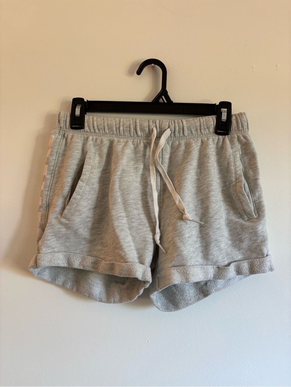 PINK Victoria's Secret Light Gray Athletic Lounge Shorts